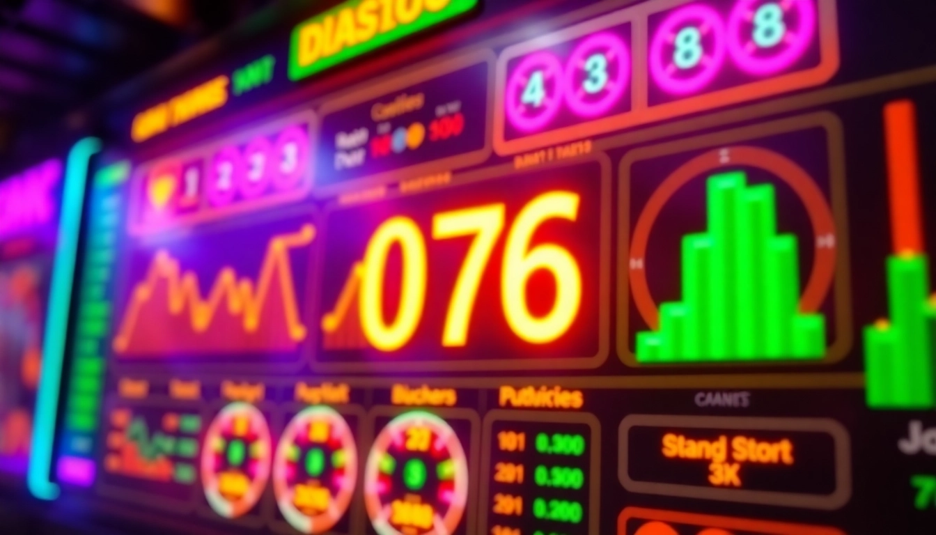 Dynamic 천안출장안마 live dashboard with neon effects