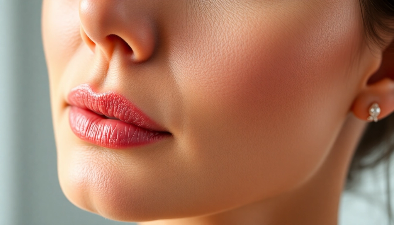 Fadenlifting Zürich: woman with visibly rejuvenated and firm facial skin, showcasing natural results of non-surgical skin lifting.