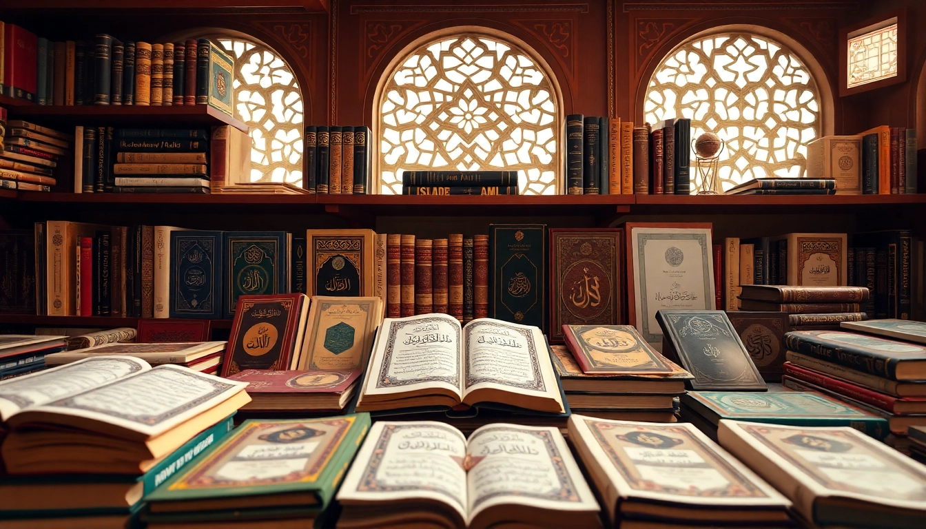 Easily leer de islamitische boeken kopen met een overzicht van prachtige Qur'an en educatieve boeken in een uitnodigende setting.