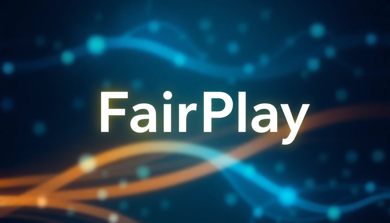 FairPlay branding on a digital platform highlighting trust, technology, and secure decision-making processes.
