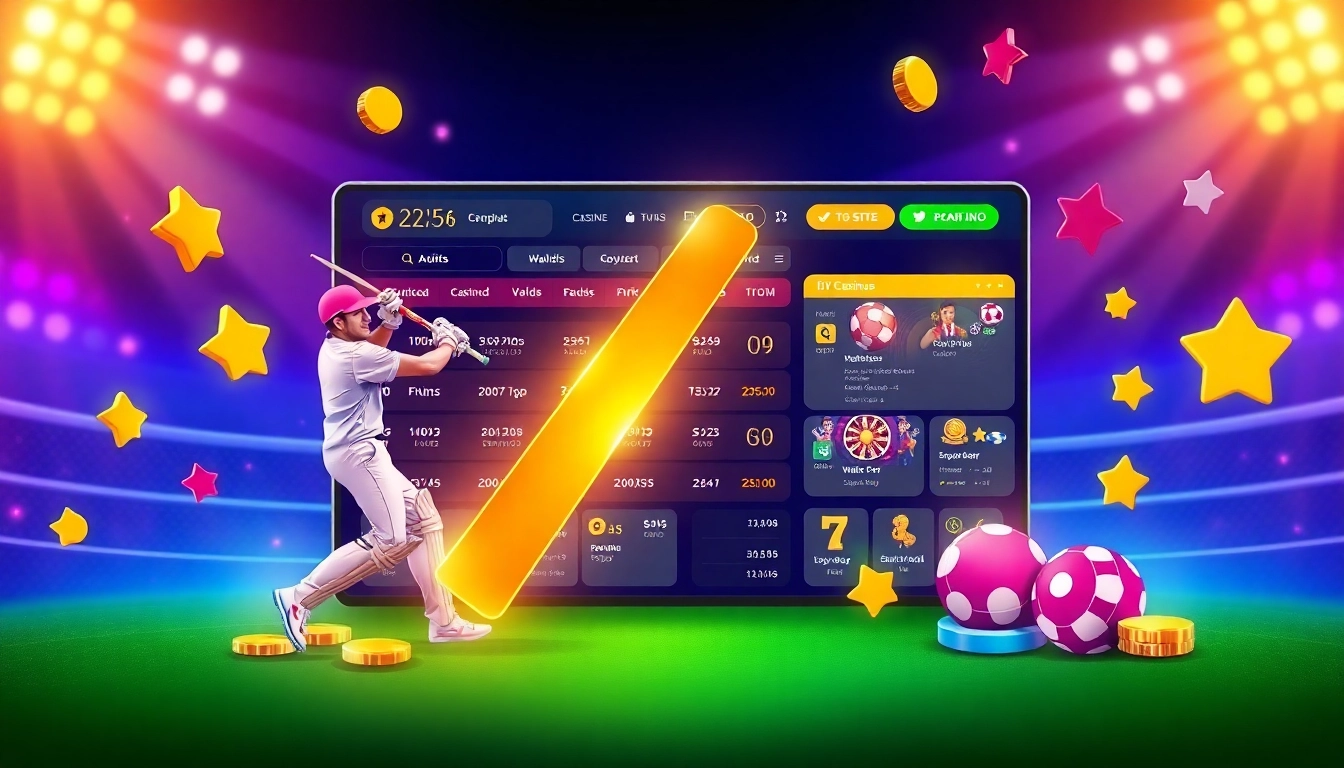 Reddy Book online betting platform showcasing cricket and casino games with vibrant visuals for user engagement and security features.
