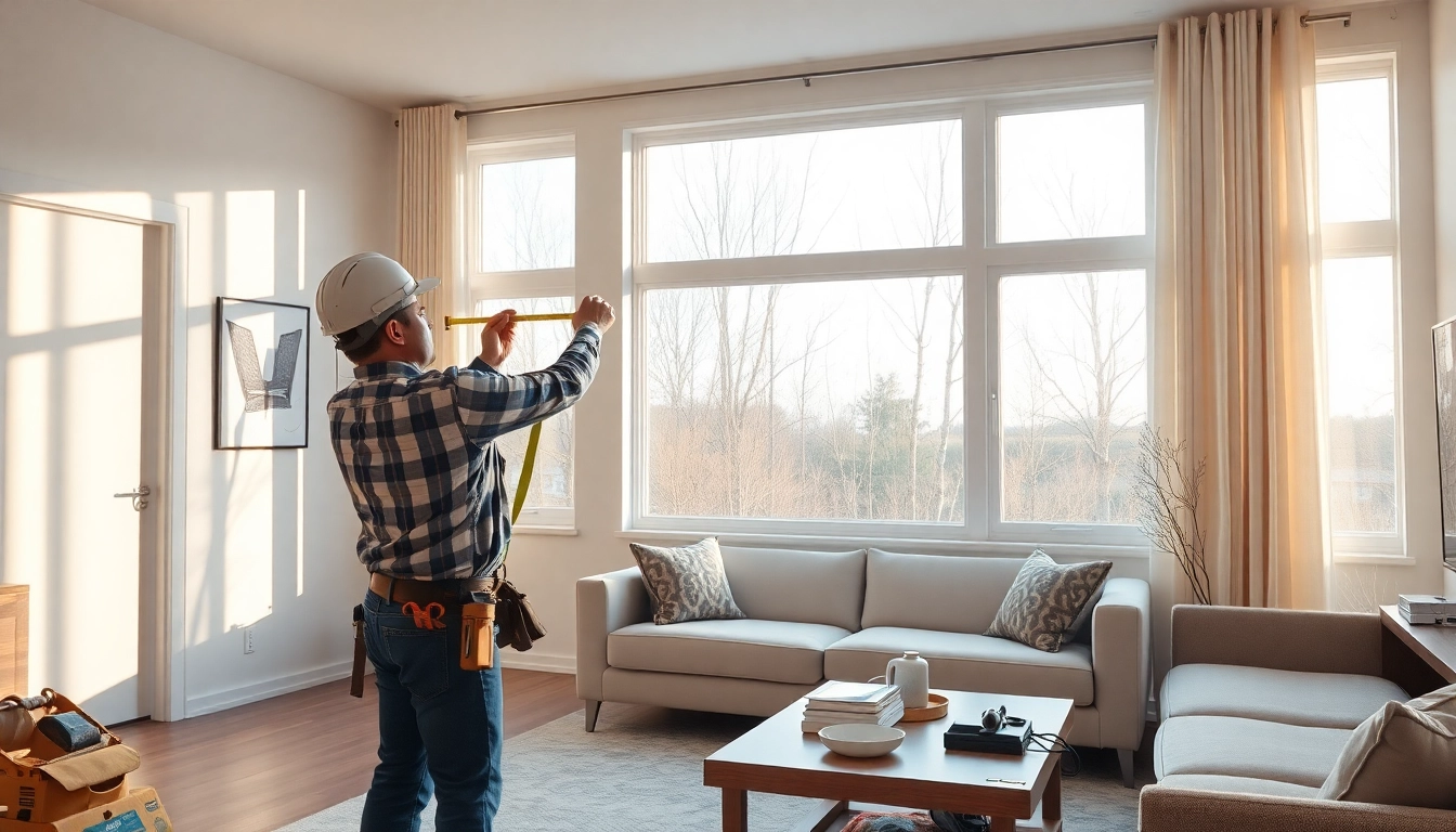 Installers demonstrate best window replacement company in action, upgrading home windows.