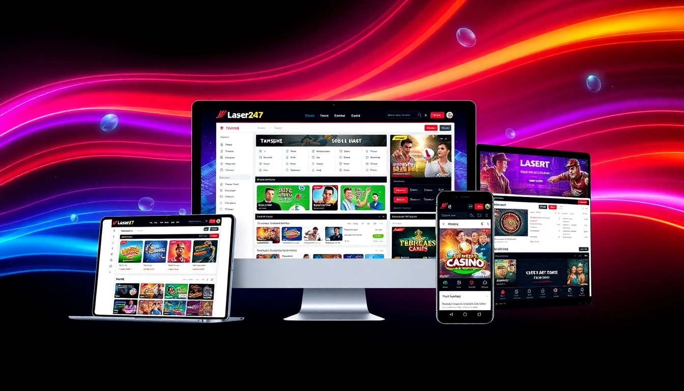 Laser247 online betting platform being used on a mobile phone with live sports scores and casino games for secure betting experiences.