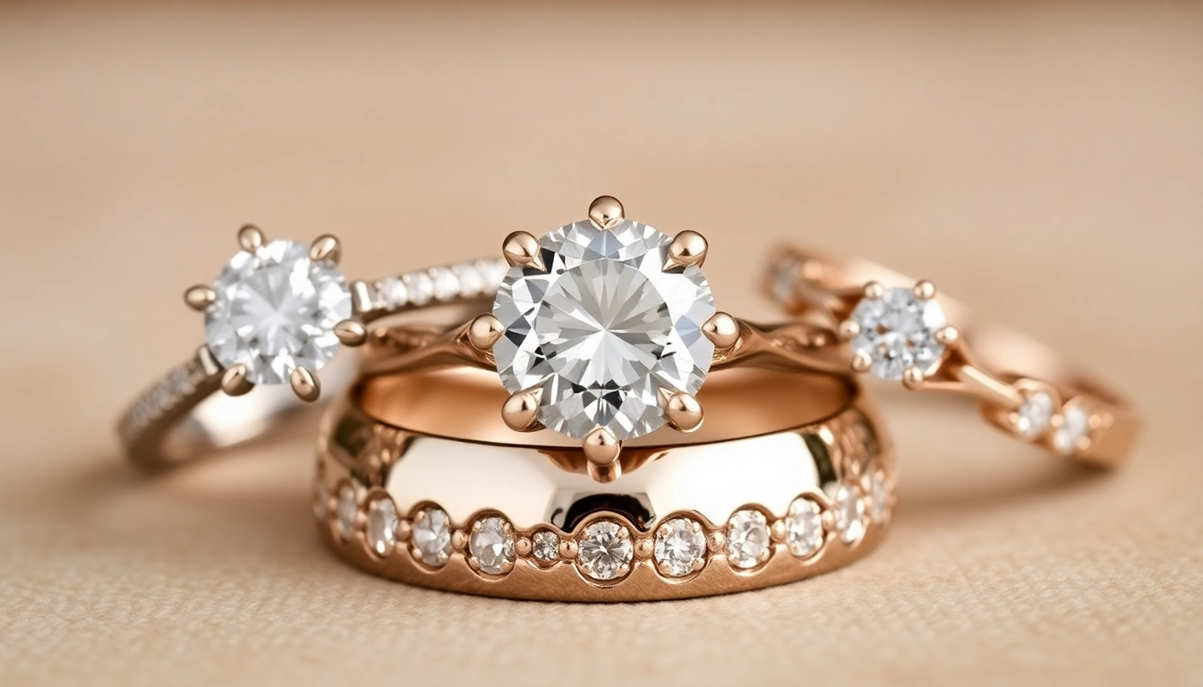 Showcasing classic engagement rings with detailed craftsmanship and timeless appeal, perfect