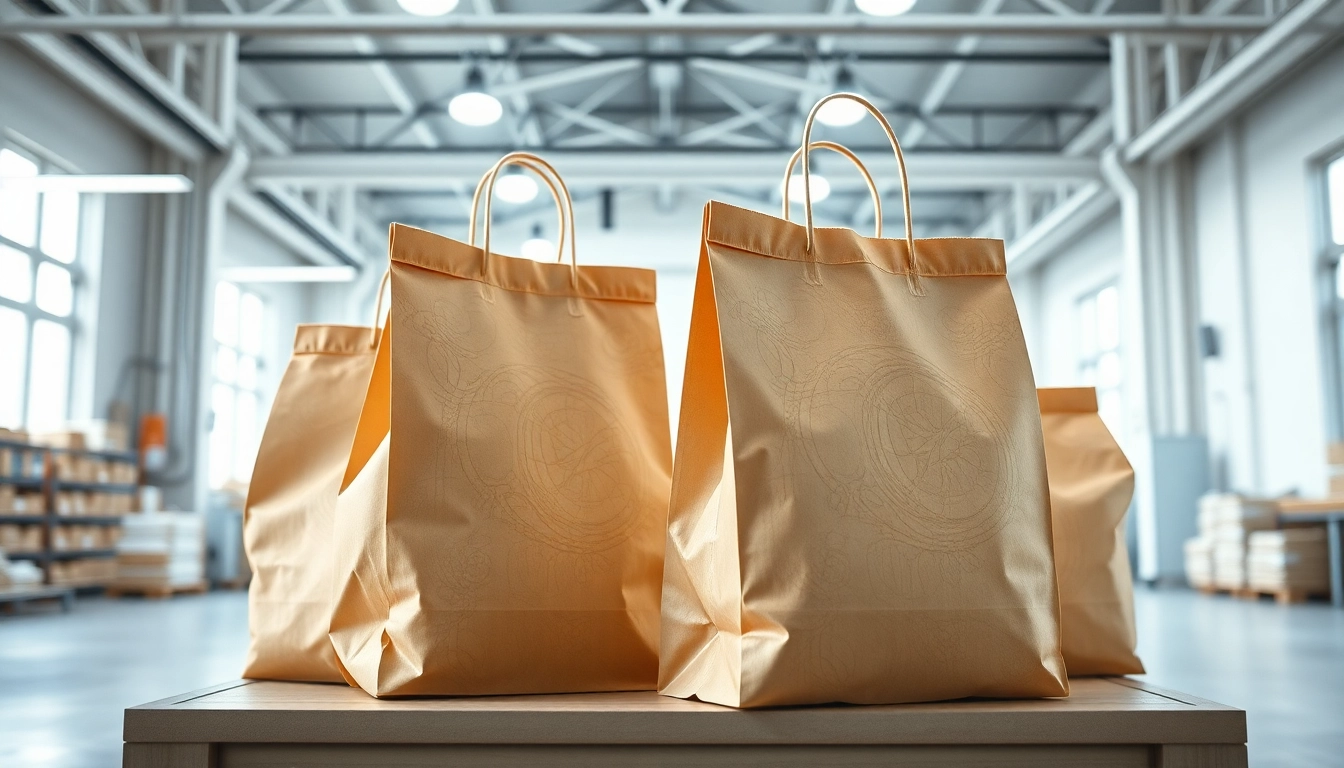 High-quality torba papierowa displayed in eco-friendly packaging production process with