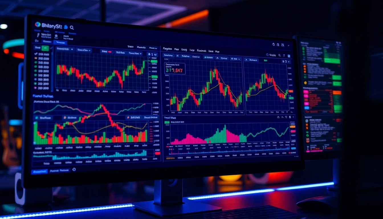 Trading view platform showcasing detailed market charts and analysis for traders and investors