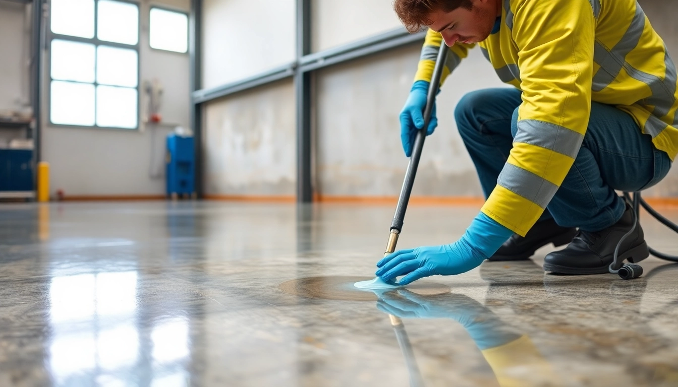 High-quality epoxy resinning Birmingham process showcasing skilled application on durable