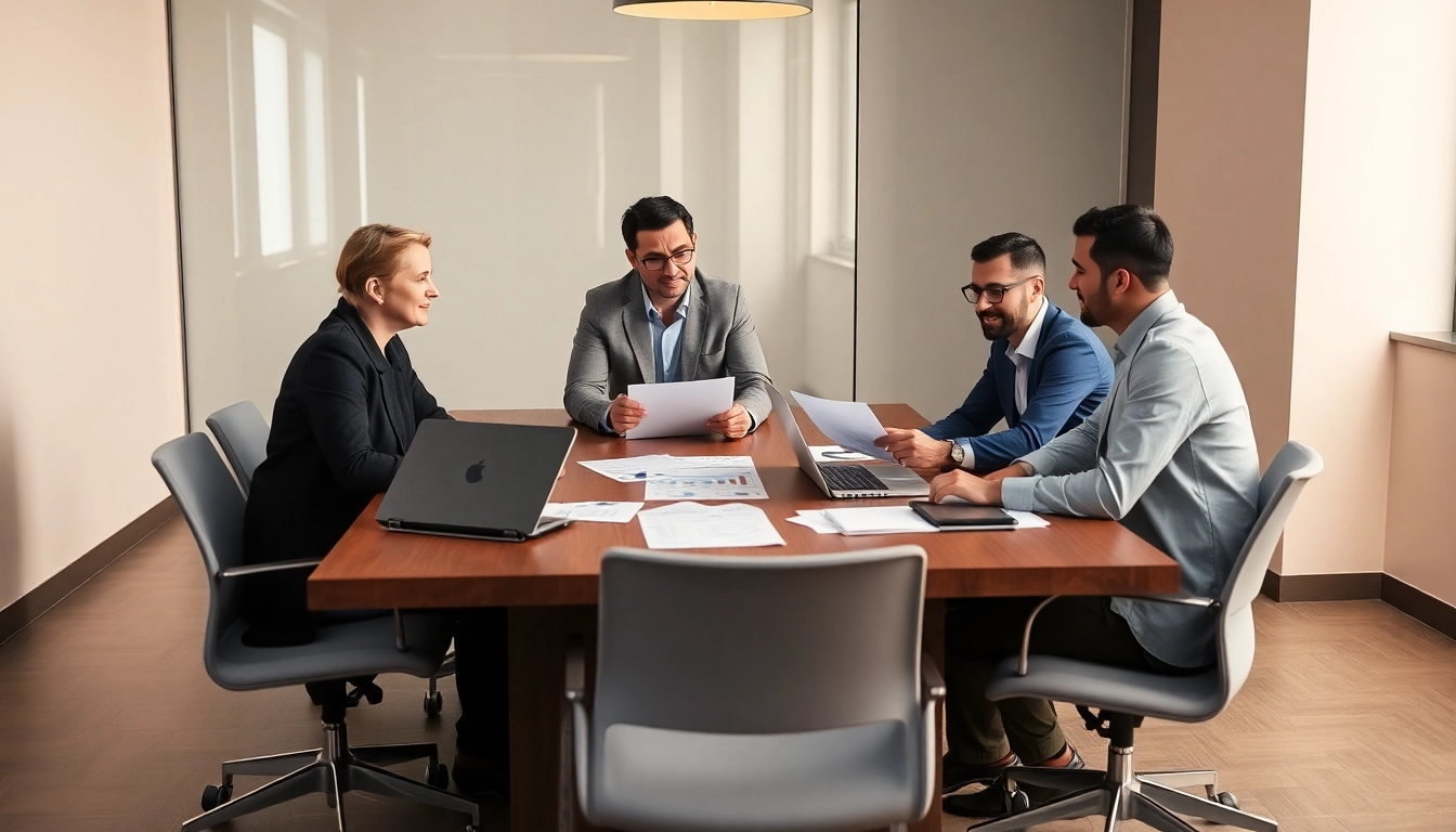 Canadian business team analyzing employee benefits plan strategies to improve employee
